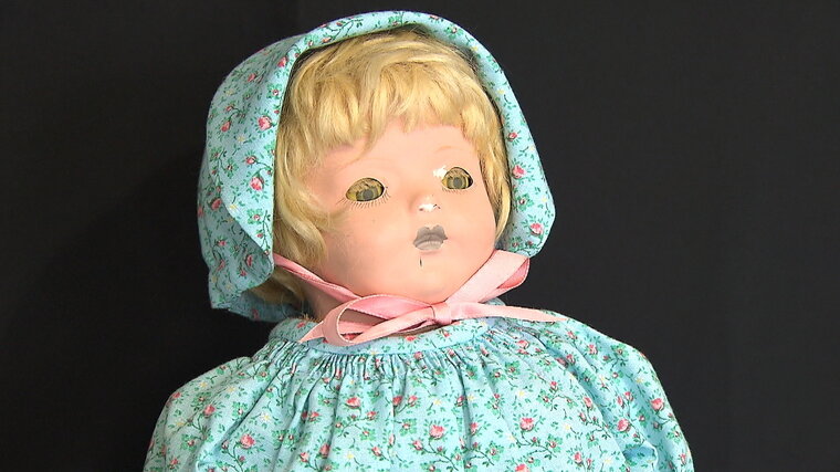 青い目の眠り人形日本人形 - おもちゃ/人形